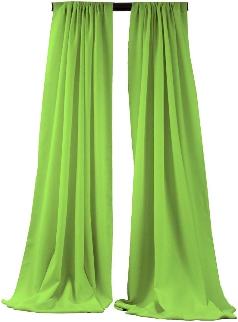 4 1/2 Feet Wide by 9 Feet High Polyester Backdrop Drape Panels