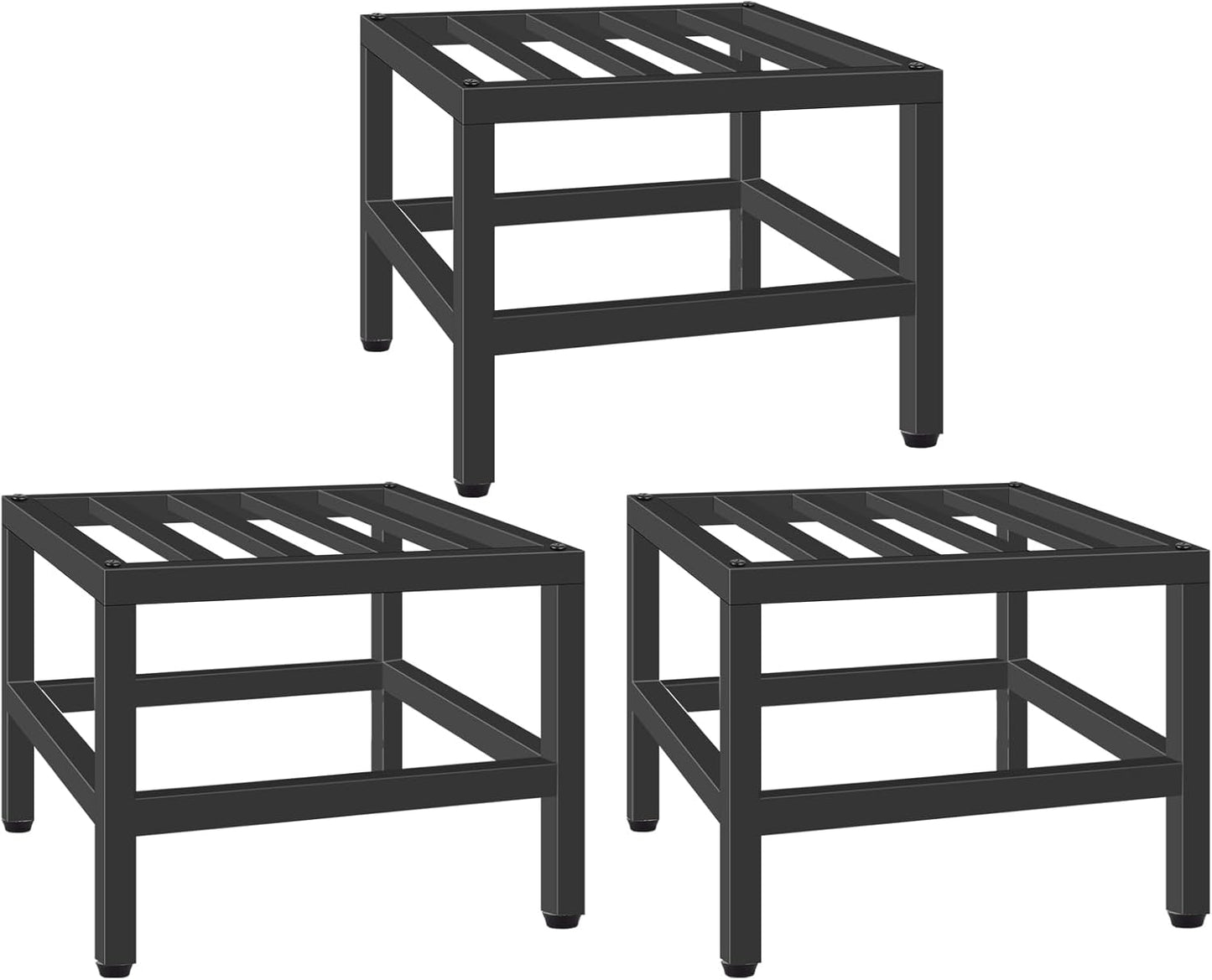 Heavy Duty Plant Stand for Indoor Outdoor Use - 3 Pcs Set