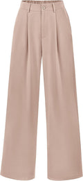 Wide Leg Pants for Women High Waisted Work Trousers - Classic Fall Fit