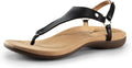 DREAM PAIRS Women's Flat Sandals Arch Support - Comfortable All-Day