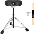 EASTROCK Drum Throne Padded Drum Seat - Stable Adjustable Stool