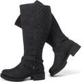 Luoika Women's Extra Wide Calf Knee High Boots - Wide (Style RX4G)