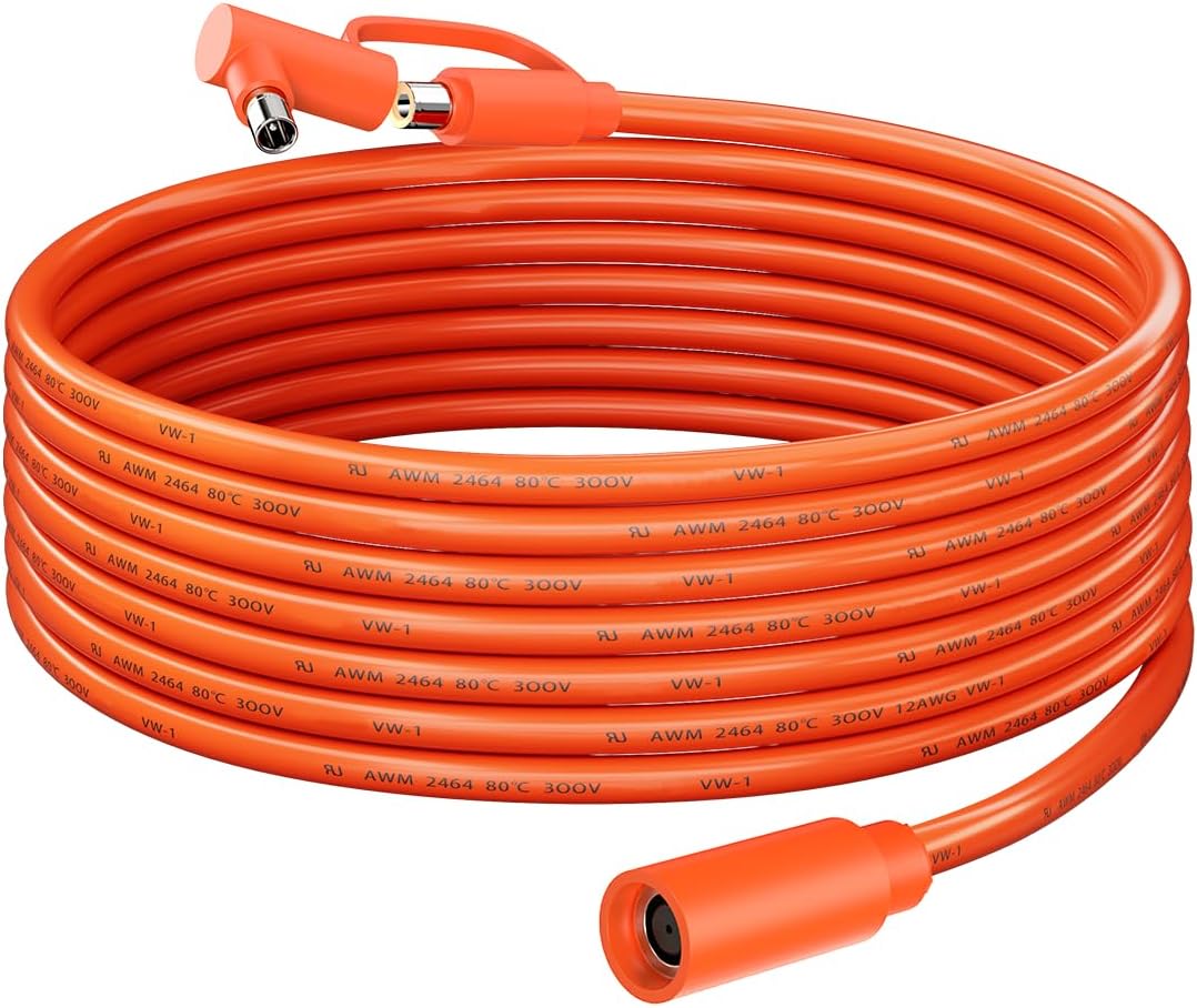 Power up anywhere with LONNKY 30FT Solar Panel Extension Cord