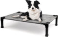 Cooling Elevated Dog Bed - Raised Cot for Indoor & Outdoor Use