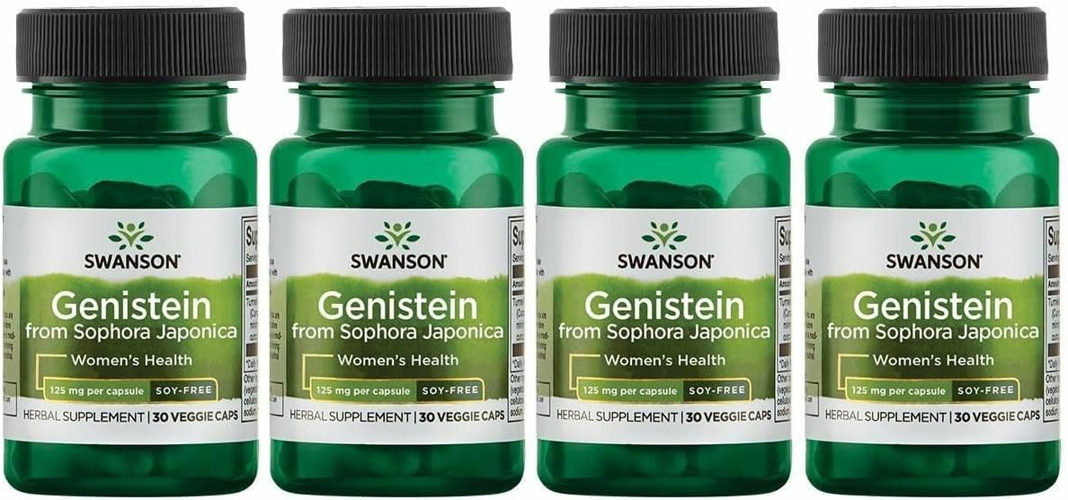 Swanson Soy-Free Genistein Supplement for Women's Health Support