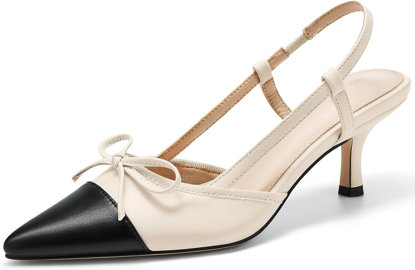 Coutgo Womens Bow Tie Slingback Pumps for Every Occasion