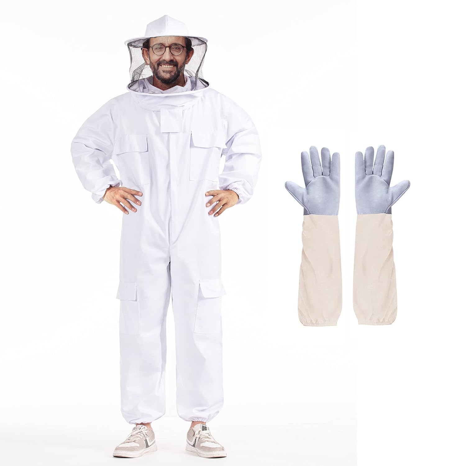 Professional Bee Suits for Men Women Sting Proof Full Body Gear