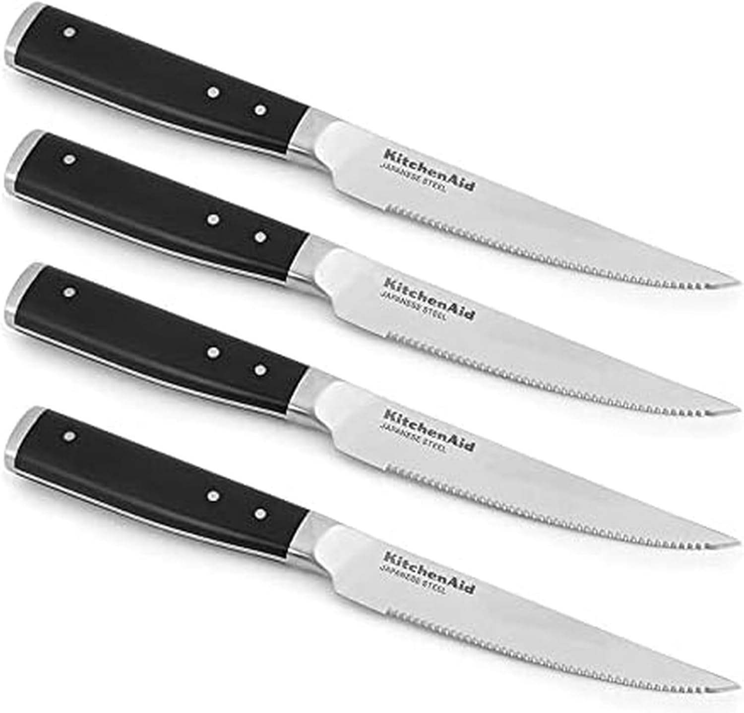 KitchenAid Gourmet Forged Steak Knife Set for Perfect Cuts
