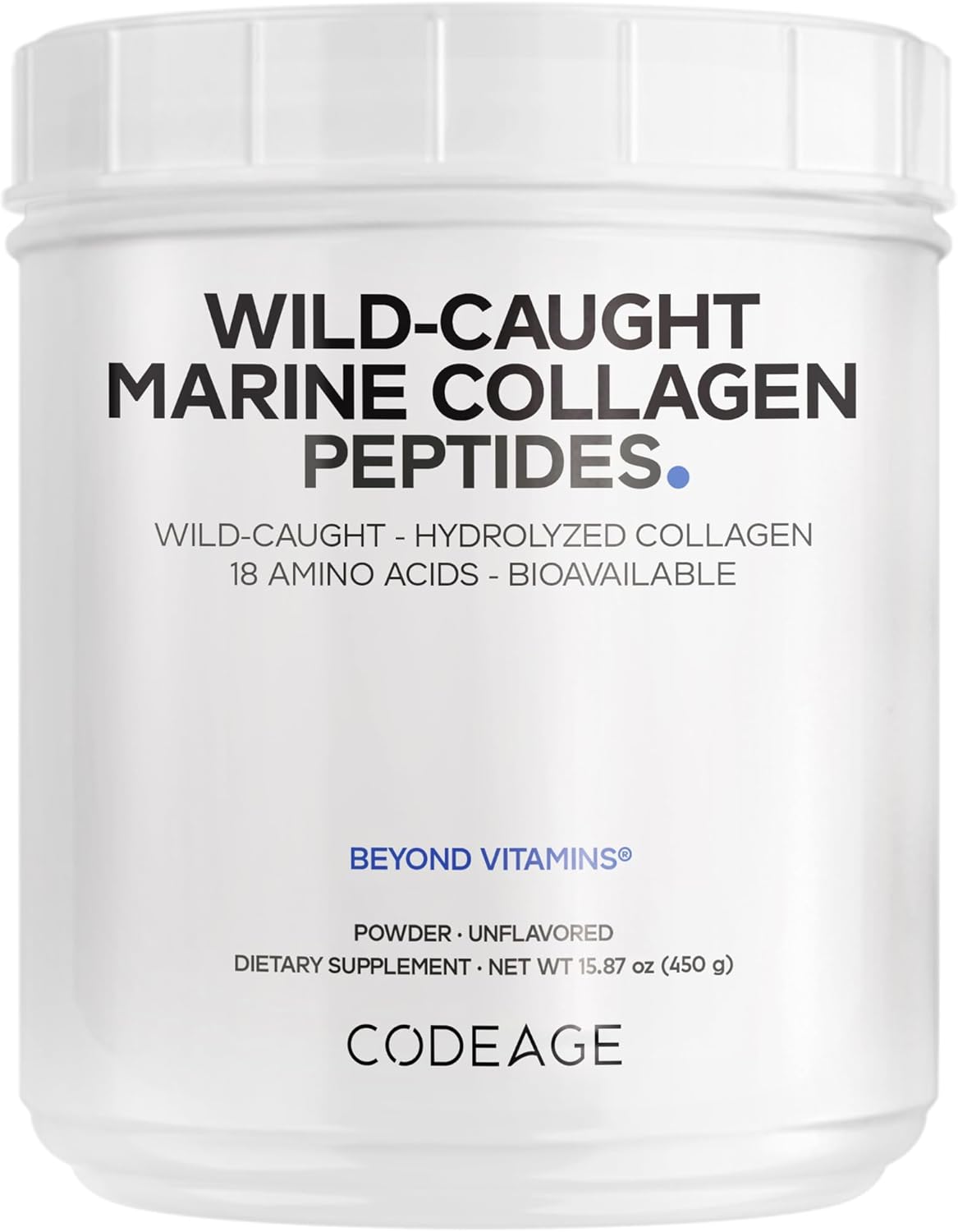 Marine Collagen Powder for Skin, Hair, and Nails - 15.87 Ounces