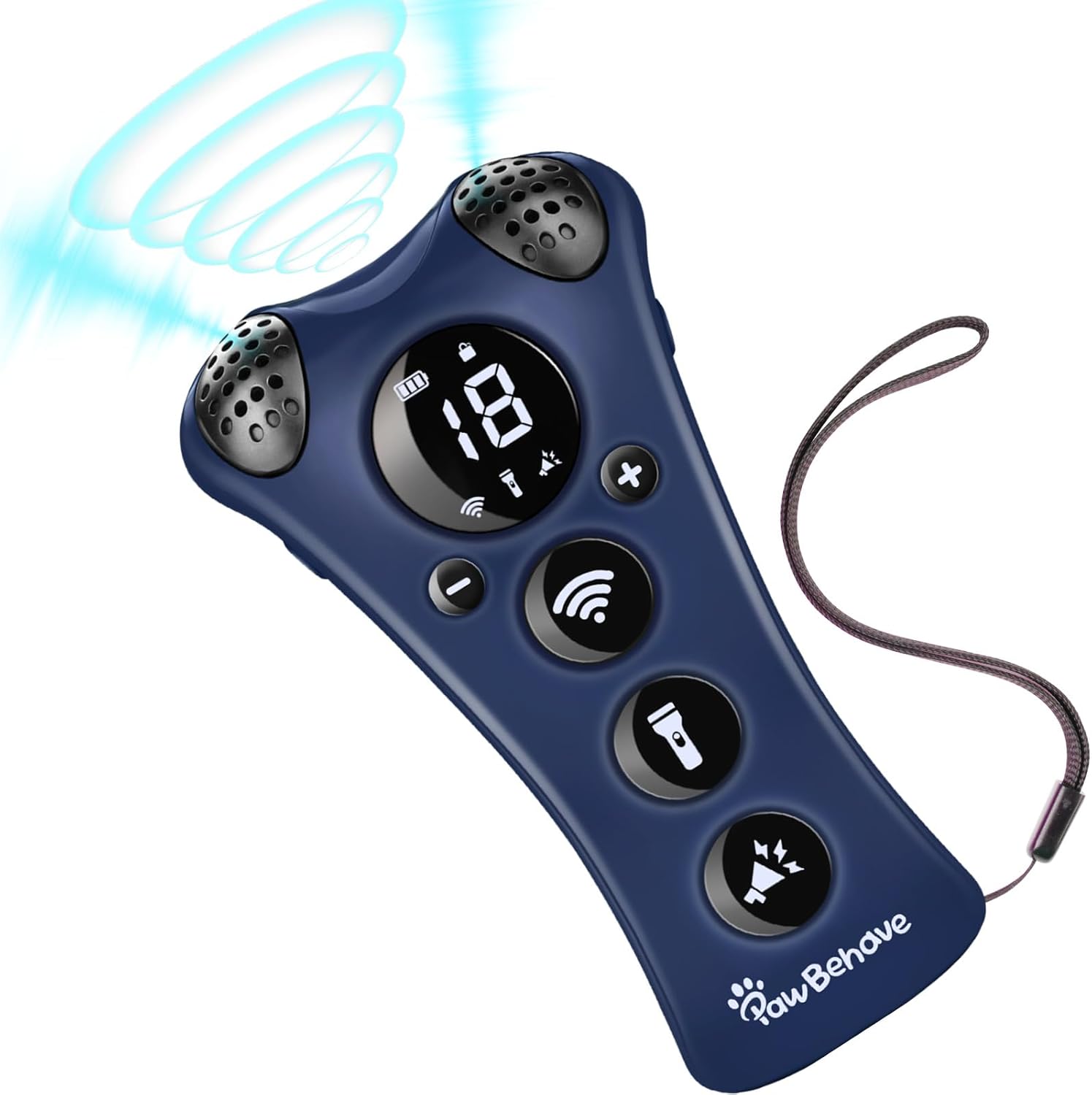 Ultrasonic Dog Bark Deterrent Device with Adjustable Levels