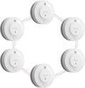 Wireless Interconnected Smoke Detector SD19-W Pack of 6 - 10-Year