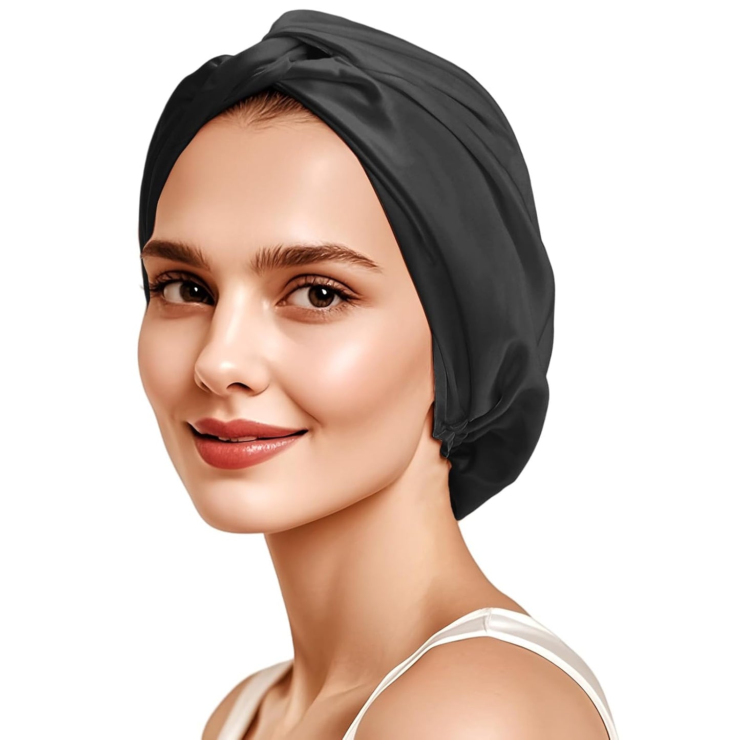 ZIMASILK 22 Momme Adjustable Silk Bonnet for Hair Protection