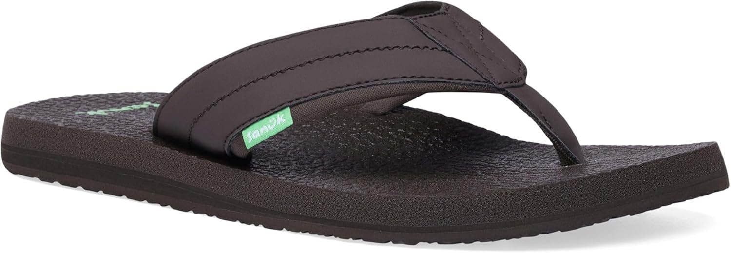 Sanuk Mens Beer Cozy 2 Flip Flops for All-Day Comfort