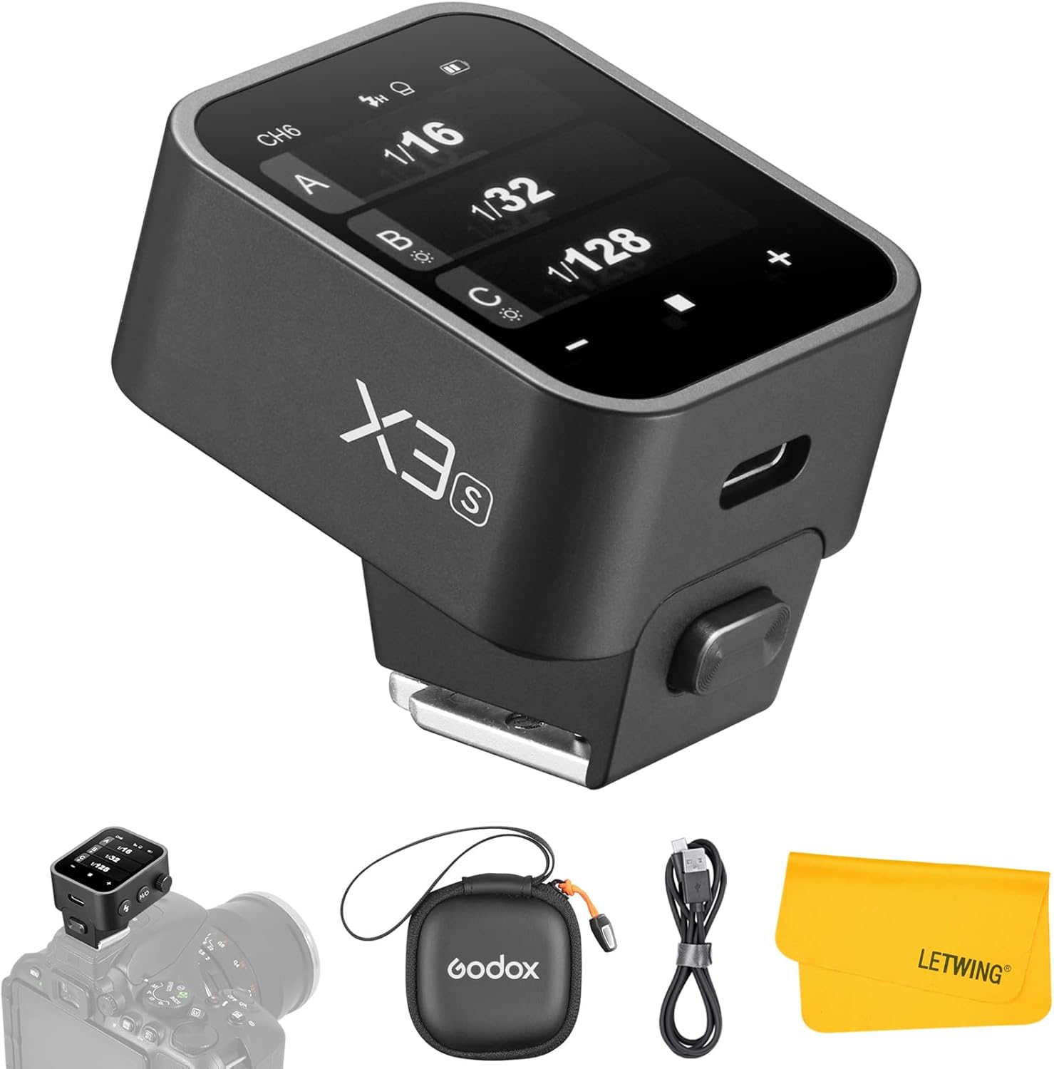 Godox X3-S TTL Flash Trigger - Effortless Wireless Control