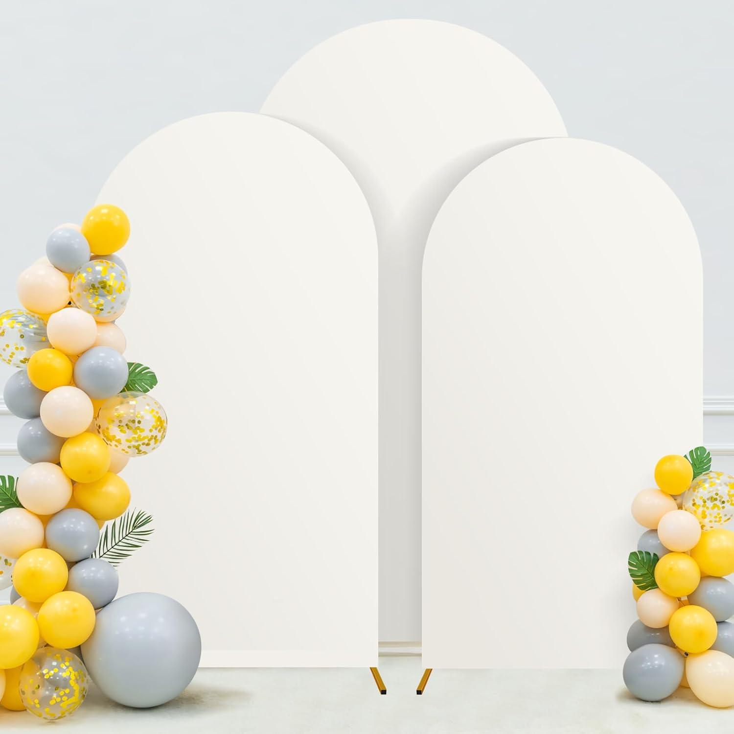 3 Pack Arch Backdrop Cover for Weddings and Celebrations