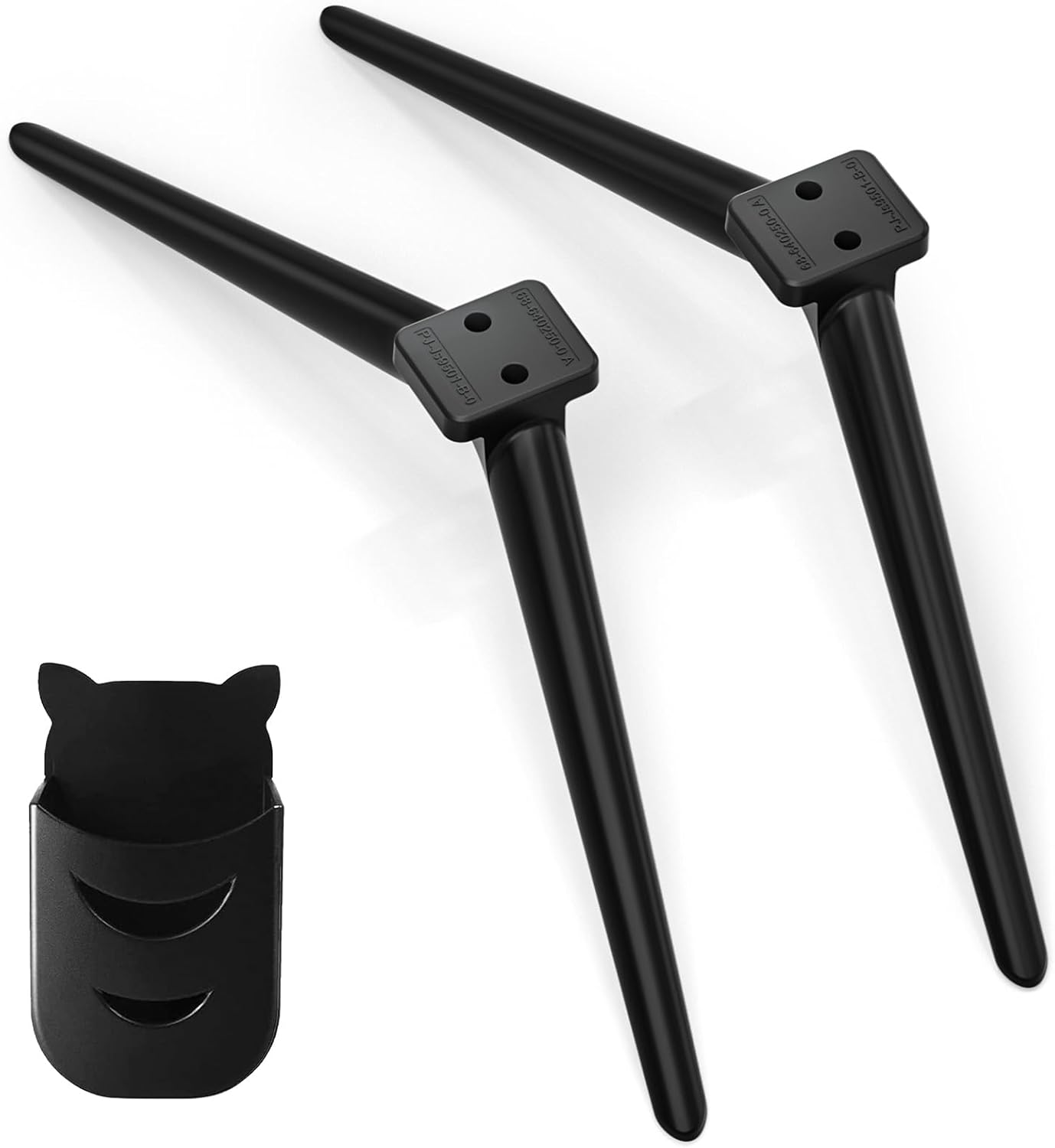 Metal Base TV Legs for TCL 70in 75in Models with Remote Holder