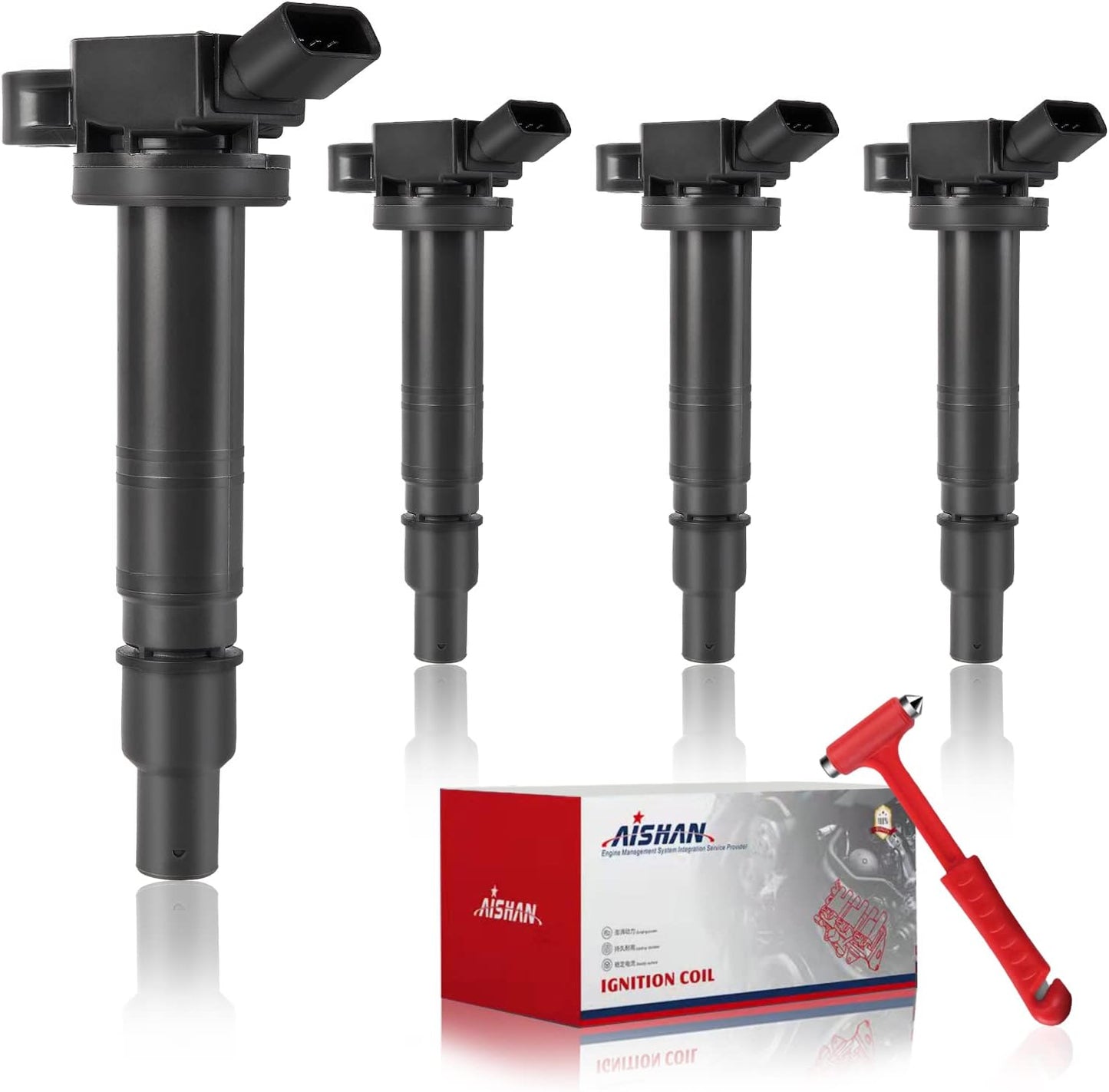 Set of 4 Ignition Coil Pack for Toyota and Lexus Vehicles