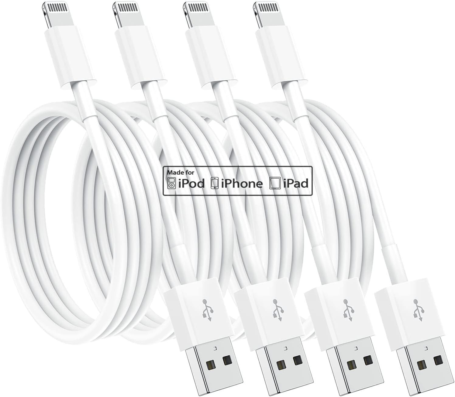 Lightning Fast 6ft iPhone Charging Cables Bundle