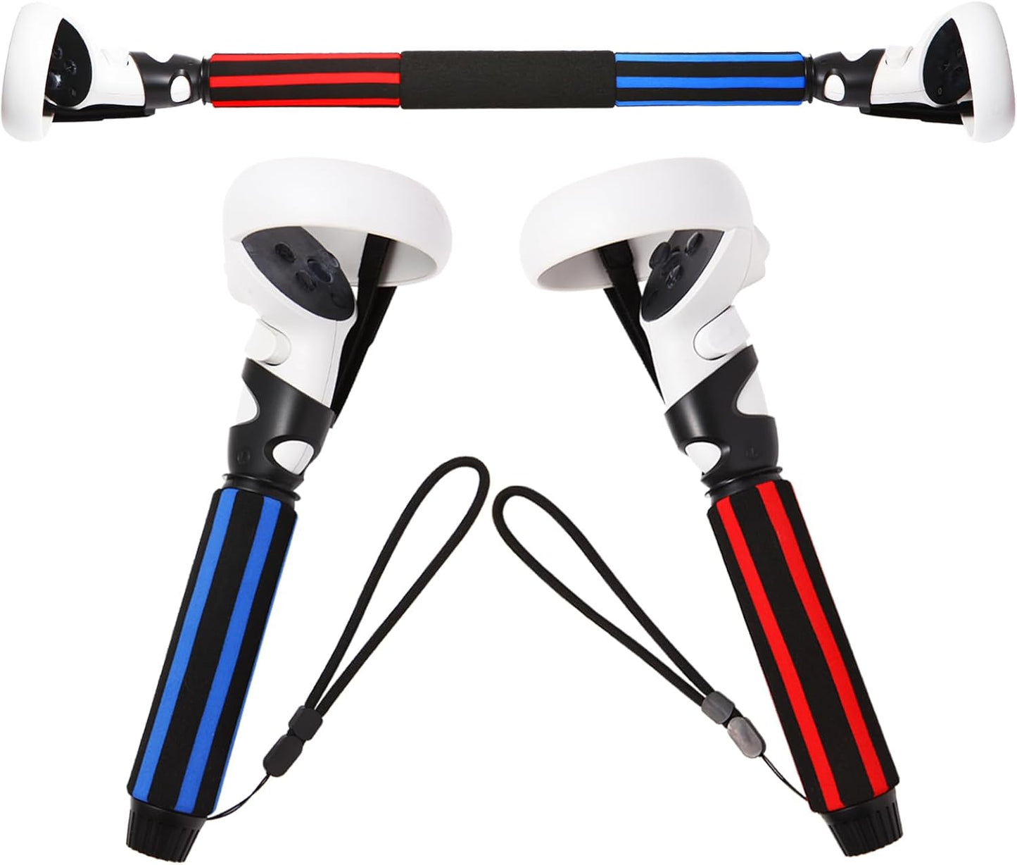 Enhanced VR Gameplay with Long Arm Grips