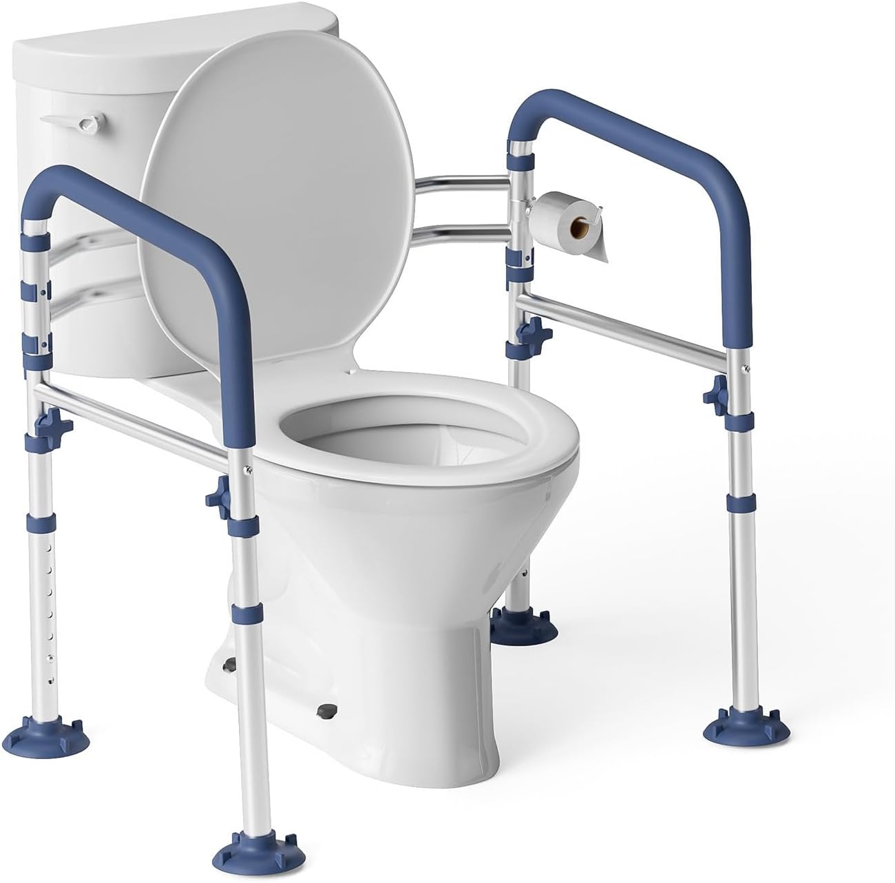 Toilet Safety Rails for Seniors - Height and Width Adjustable
