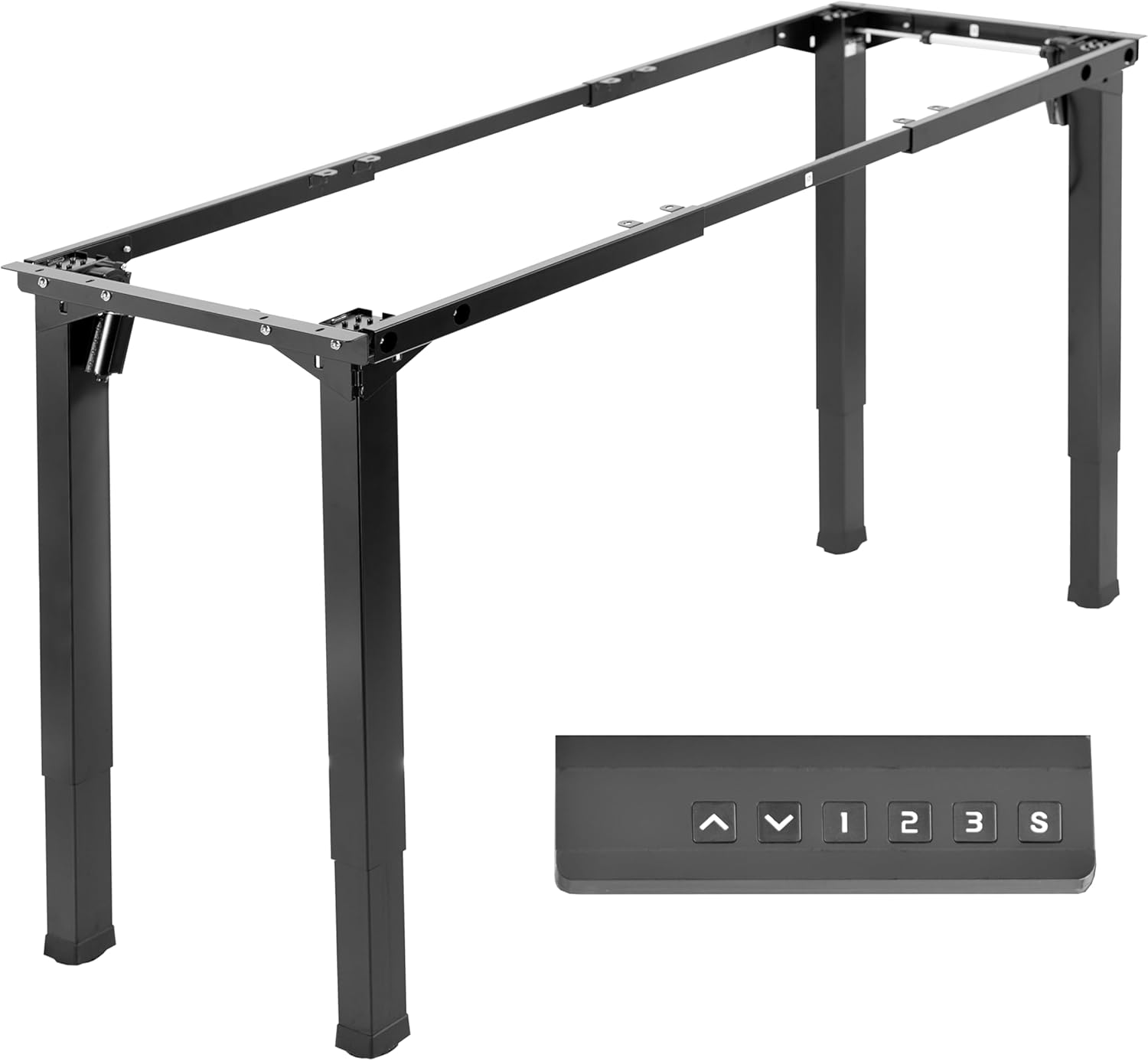 VIVO Electric Dual Motor Standing Desk Frame - Height Adjustable Memory Controller - Frame Only