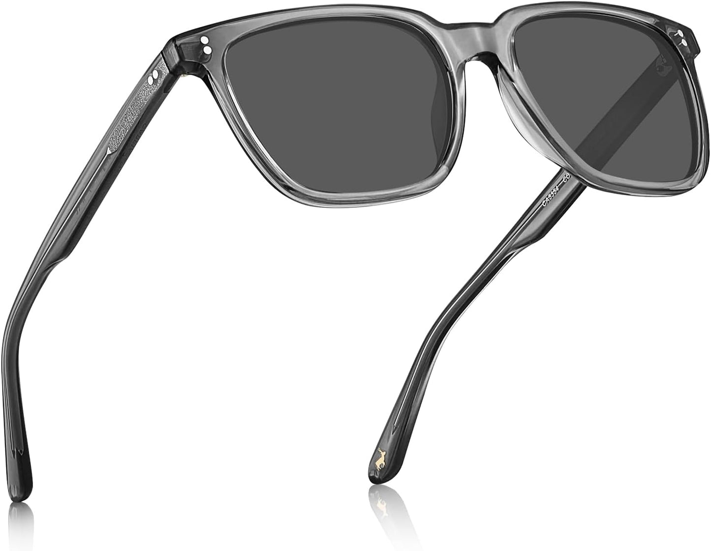 CARFIA Acetate Polarized Sunglasses for Men with UV400 Protection