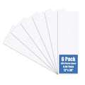 Kinlink White ABS Plastic Sheet 12 x 36 x 0.06 in - Moldable DIY Pack