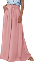 PRETTYGARDEN Women's Breezy Wide Leg Pants for Summer Wear