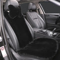Fluffy Fuzzy Sheepskin Car Seat Covers (3 Pack Front) - Cozy Universal