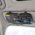 Car Sun Visor Organizer - Multi-Pocket Visor Storage Pouch for Cars