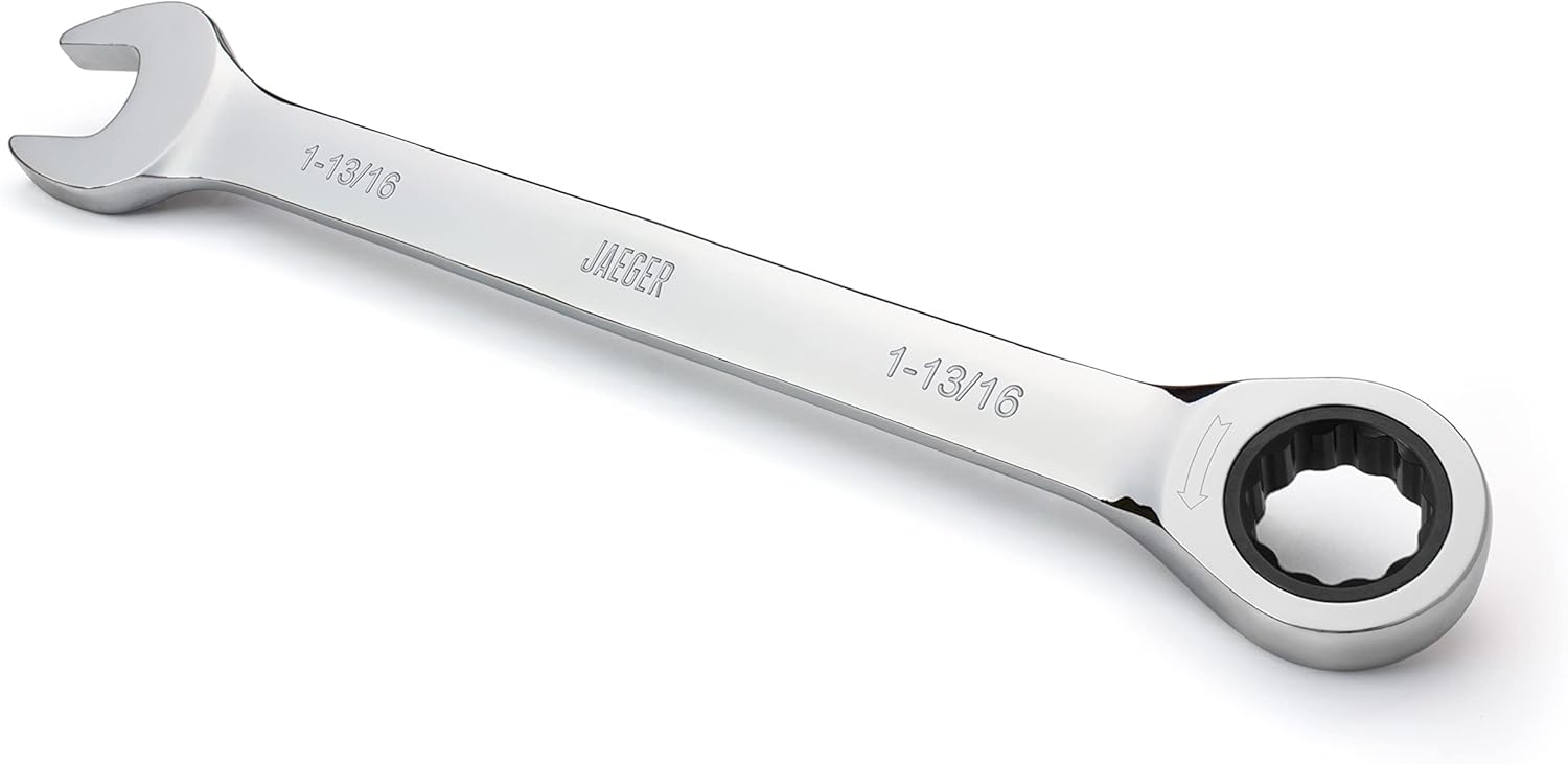 Jaeger 1-13/16 Inch Ratchet Wrench for Tight Spaces Projects