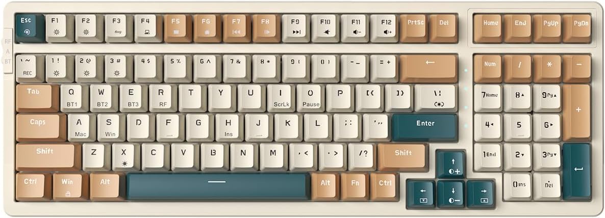 Merdia Triple Mode Wireless Gaming Keyboard