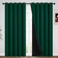 Yakamok Thermal Insulated Blackout Curtains for Bedroom