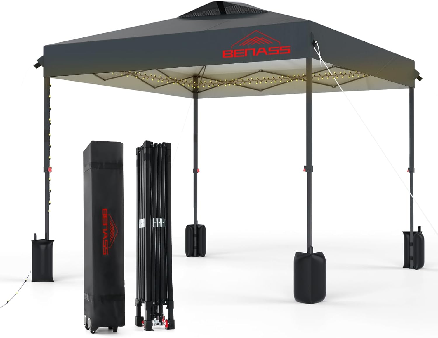 8x8 Pop Up Canopy Tent for Easy Setup and Heavy Duty Use