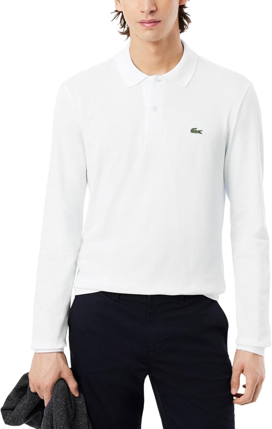 Lacoste Mens Classic Long Sleeve Pique Polo Shirt Review
