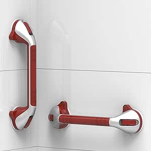 AquaChase 2-Pack 17 Suction Shower Grab Bar for Safety