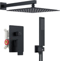 Iriber 12in High Pressure Rain Shower Set with Handheld - Modern Matte