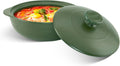 MINH LONG 1-Qt Porcelain Dutch Oven with Lid - Compact, Non-Toxic