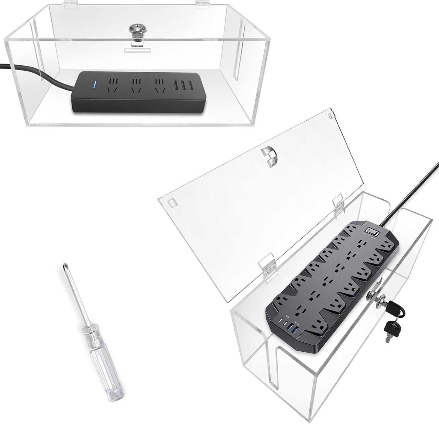 Secure Cable Organization with Lock Box by PILISPARK