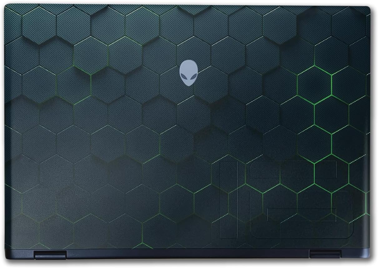 Protective Vinyl Laptop Skin for Alienware M16 R2 - Easy Apply - Made in USA