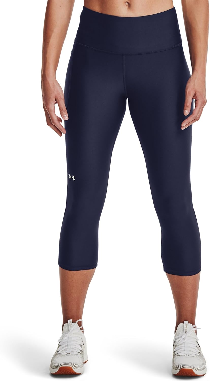 Under Armour Women's HeatGear High Waisted Capri for Comfort
