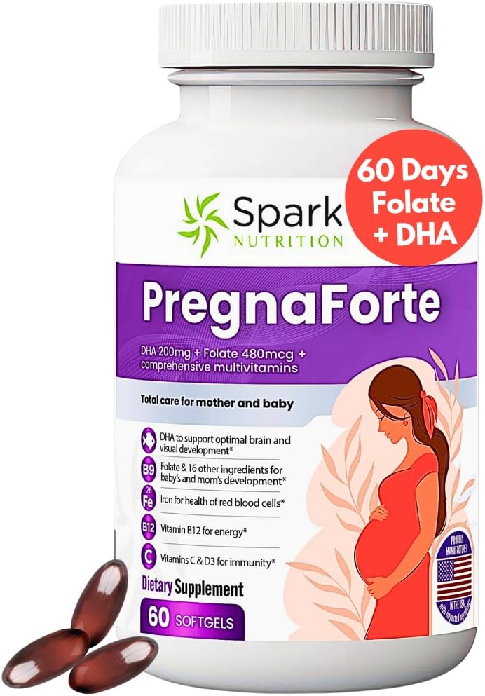 Pregnaforte Prenatal Vitamins for Women with Essential Nutrients