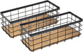 Farmhouse Small Metal Wire Storage Basket Bin for Home Use