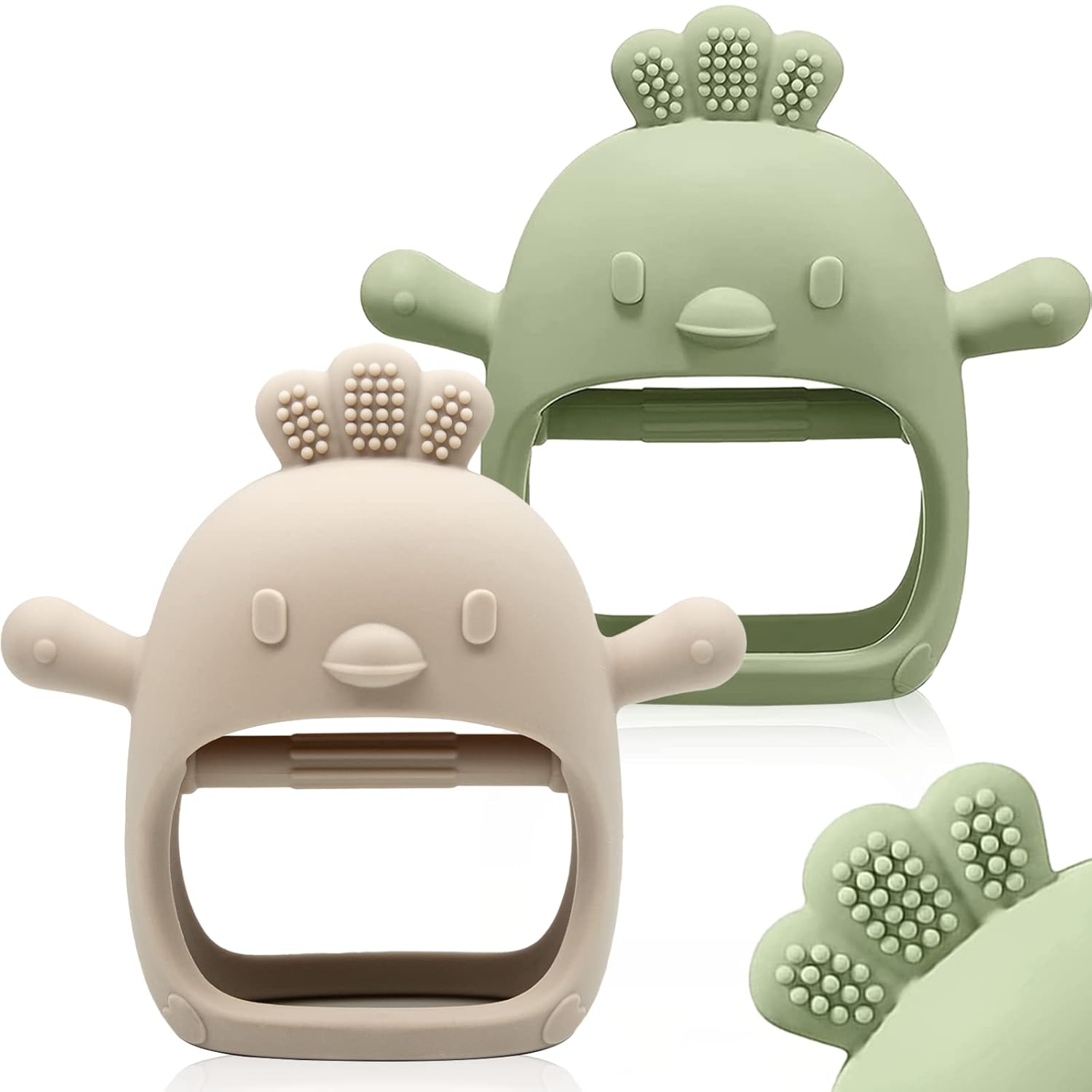 ChooKaChoo Teething Glove Set - Soothes Drooling Babies