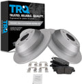 TRQ Rear Brake Pad & Rotor Kit Compatible with 2016-18 Santa