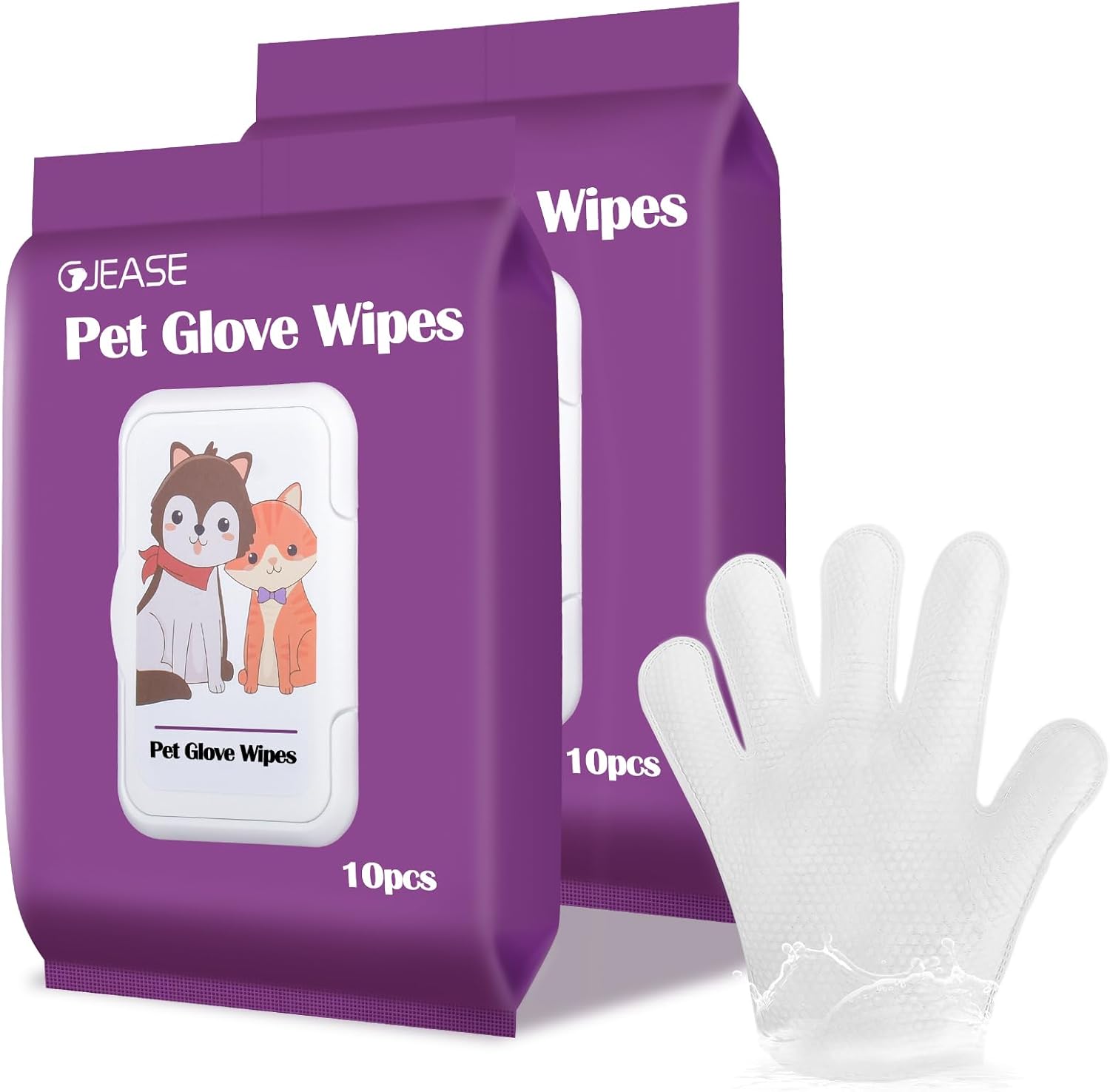 GJEASE Nourishing Pet Wipe Gloves