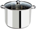 Stainless Steel Stock Pot 8-Quart - Even Heat for Big Batches