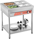 VEVOR 4-Pan Commercial Food Warmer - Professional Steam Table