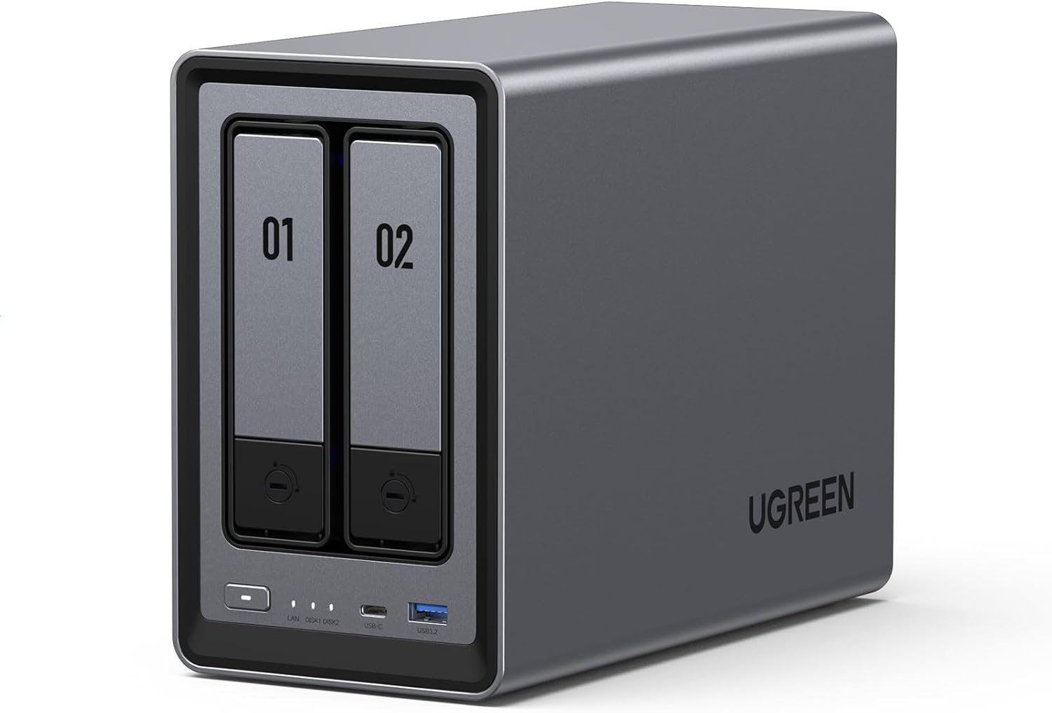 High-Performance 2-Bay NAS with Intel CPU & 8GB RAM