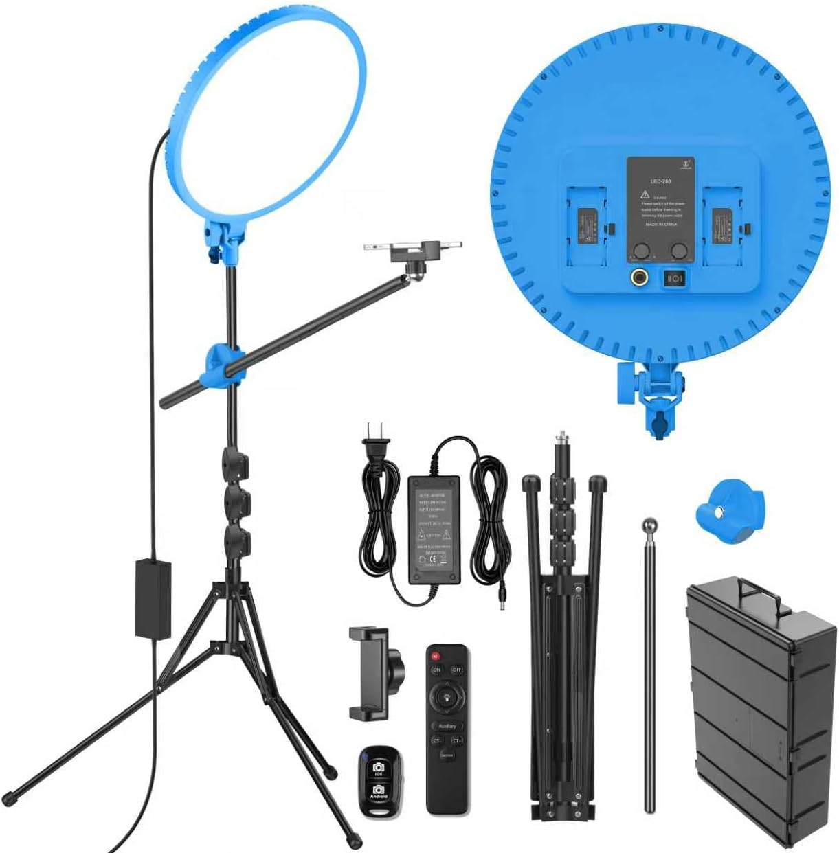 Large Ring Light with 72in Tripod Stand for Perfect Lighting